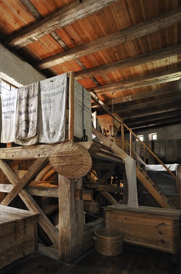 Mill space of a flour mill