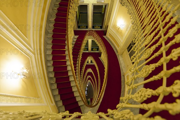 Old staircase in a historic building