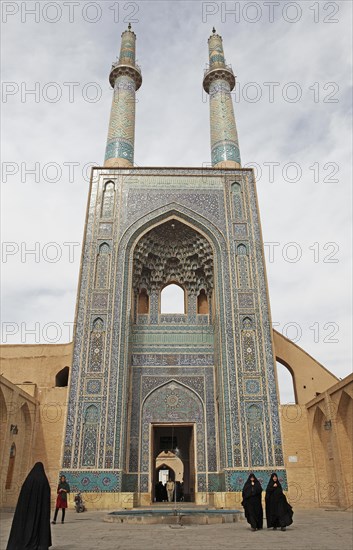 Minarets of the Masjed-i Jame Mosque or Friday Mosque