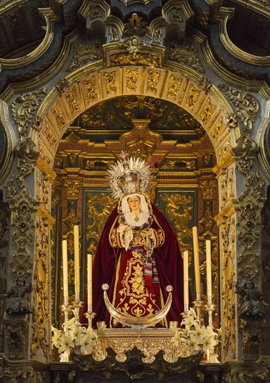 Chapel of the Virgen de la Soledad in the San Pedro church