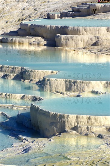 Travertine terraces