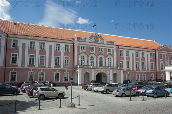 Parliament building in a wing of Toompea Castle