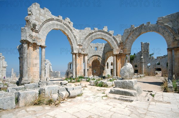 Remains of the pillar of Saint Simeon Stylites