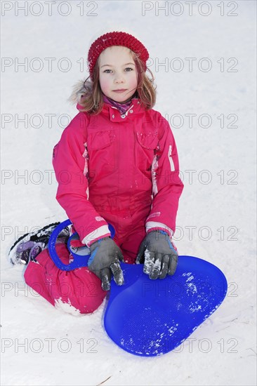 Girl in snow