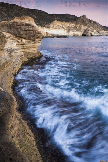 Coastline in the Cabo de Gata-Nijar Natural Park