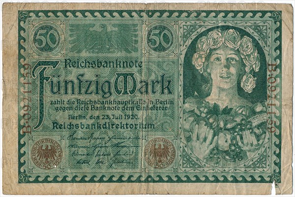 Old banknote
