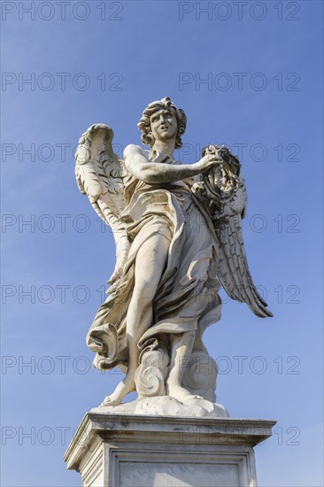 Bernini statue on Ponte Sant'Angelo bridge