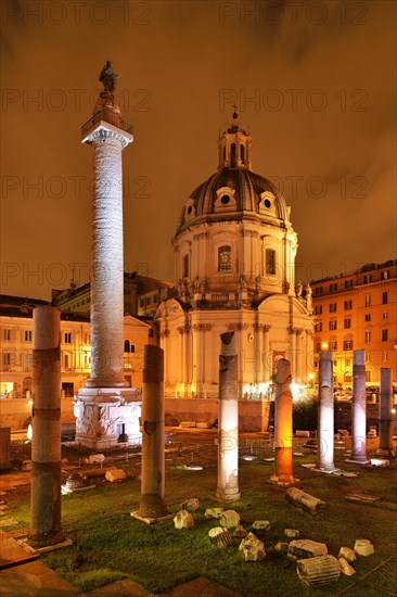 Church of Santa Maria di Loreto and Trajan's Column