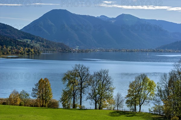 Tegernsee lake with Wallenberg mountain