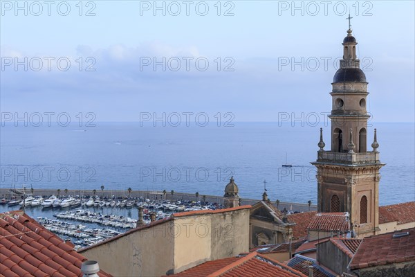 View over the red rooftops towards Saint Michel Cathedral