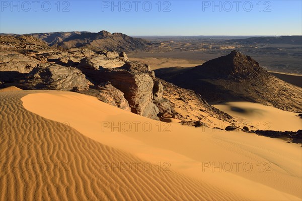 Western escarpment of Tadrart plateau