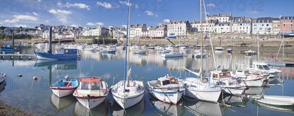 Boats in the port of Douarnenez