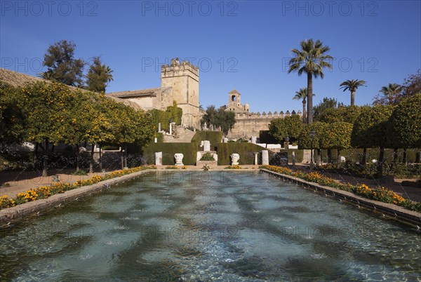 The gardens of the Alcazar de Los Reyes Cristianos