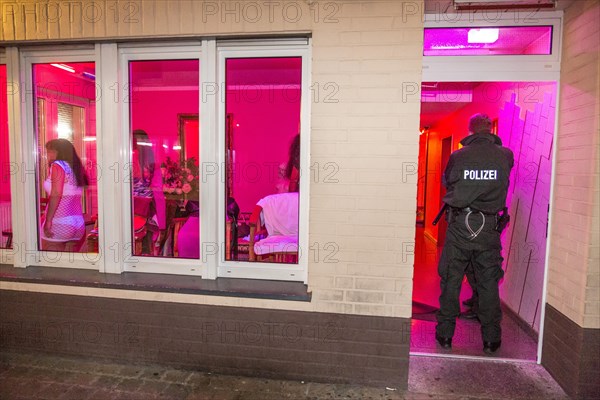 Police raid in the red light district