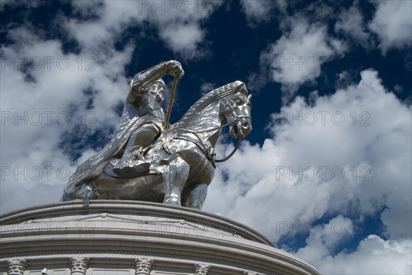 Forty-metre high statue of Genghis Khan