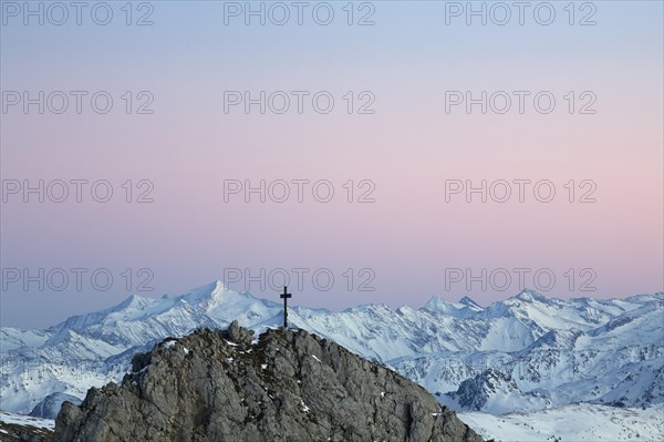 The summit cross of the Haidachstellwand