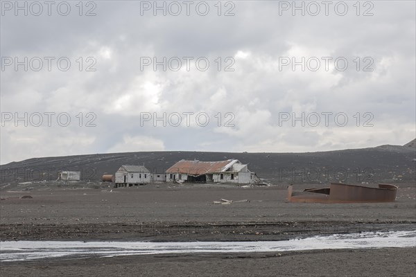 The dilapidated research station