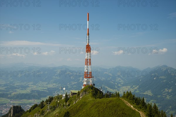 Transmission tower of the Bayerischer Rundfunk or Bavarian Broadcasting