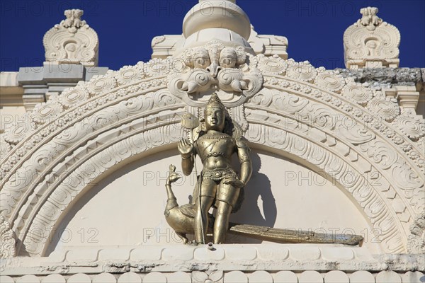 Sculptural details at the Thiru Murugan Temple