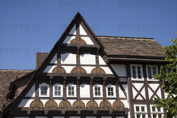 Gable with decorations