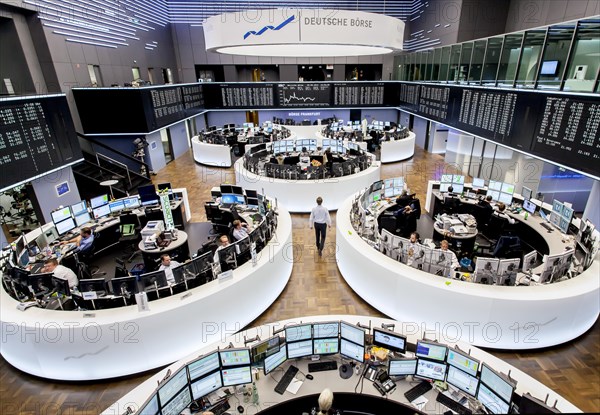 Trading floor of the Frankfurt Stock Exchange