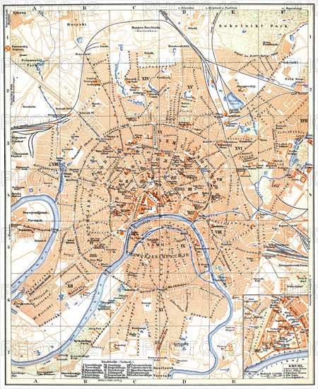 Historical city map