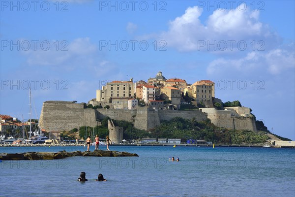 View of the citadel from the town beach