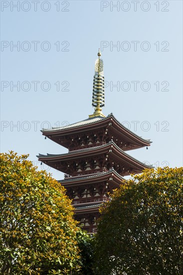 Pagoda in the Senso-ji temple