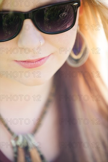 Girl with sunglasses