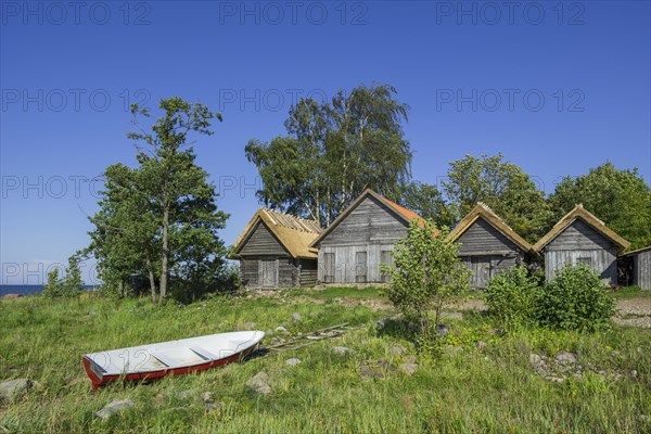 Historical village beach and fishing village of Altja