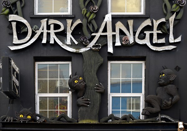 Facade with motifs from Dark Angel