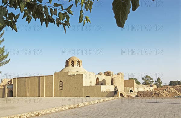 Adobe brick buildings on the central square