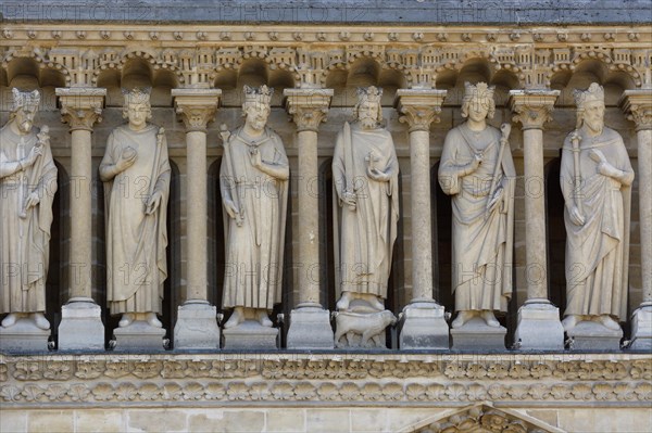 Statues over the main portal