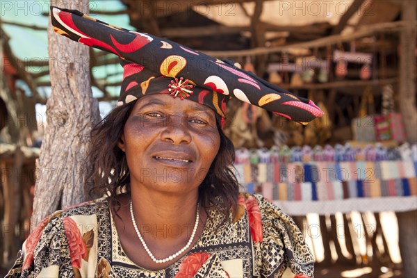 Herero woman with typical headdress