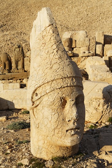 Stone head of Antiochus