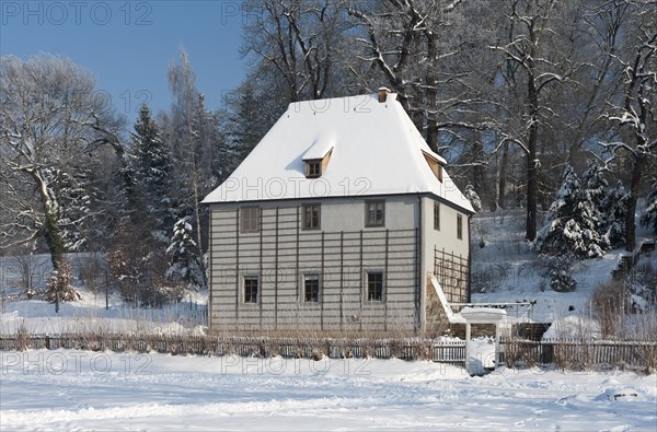 Goethe's Garden House in winter