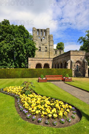 The ruins of Kelso Abbey