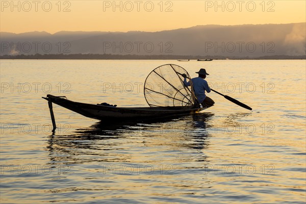 Fisherman in the evening light