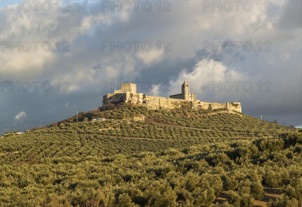 The castle La Mota in Alcala la Real