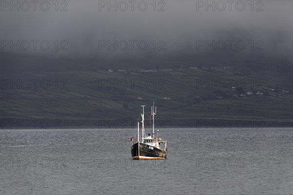 Fishing boat off the coast