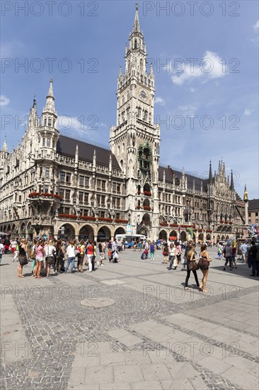 New Town Hall on Marienplatz square