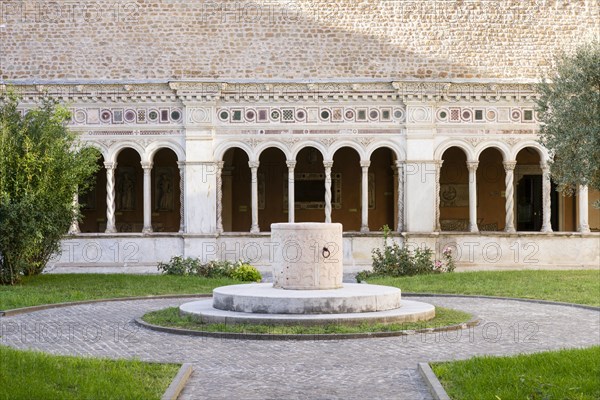 Fountain with Lombard friezes