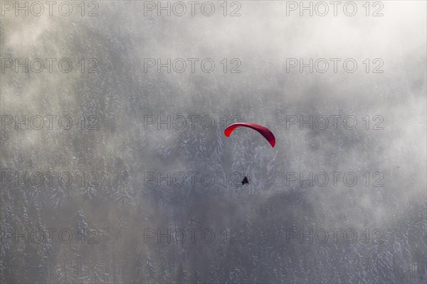 Motorised paraglider