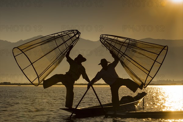 Fishermen in the morning light