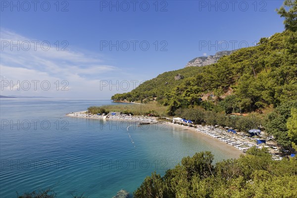 Cinar plaji beach in Akyaka