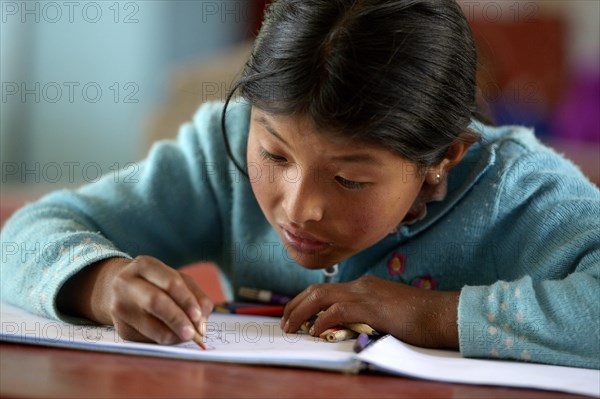 Girl at school