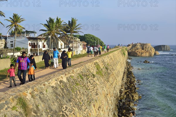 View from the fortification wall of Flag Rock Bastion