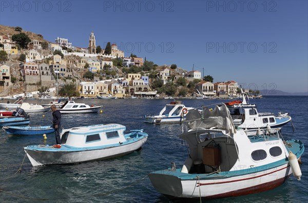 Fishing boats in the harbour