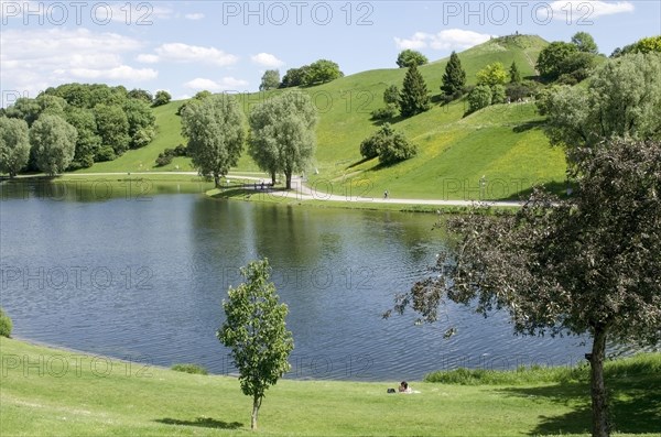 Olympic Park with Olympic Mountain and Olympic Lake