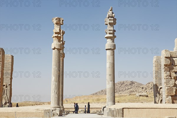 Pillars at the Gate of All Nations